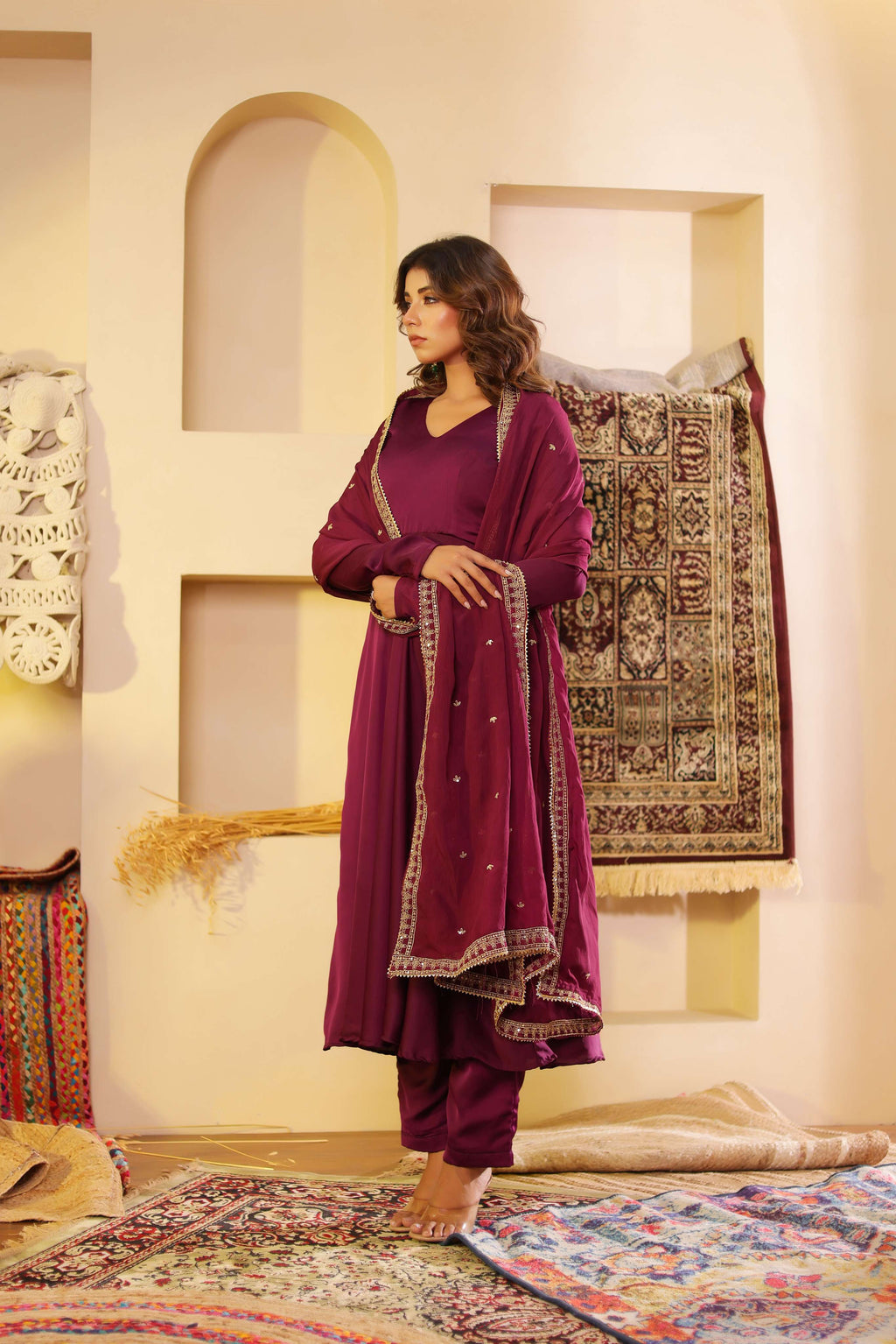 Rani Anarkali Set