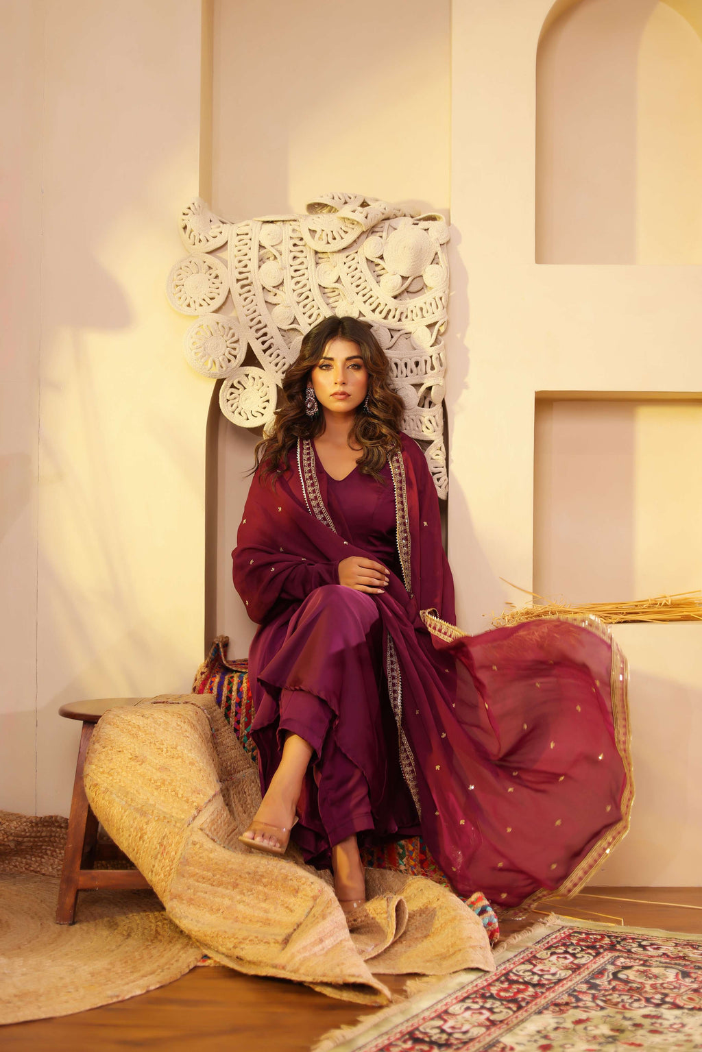Rani Anarkali Set
