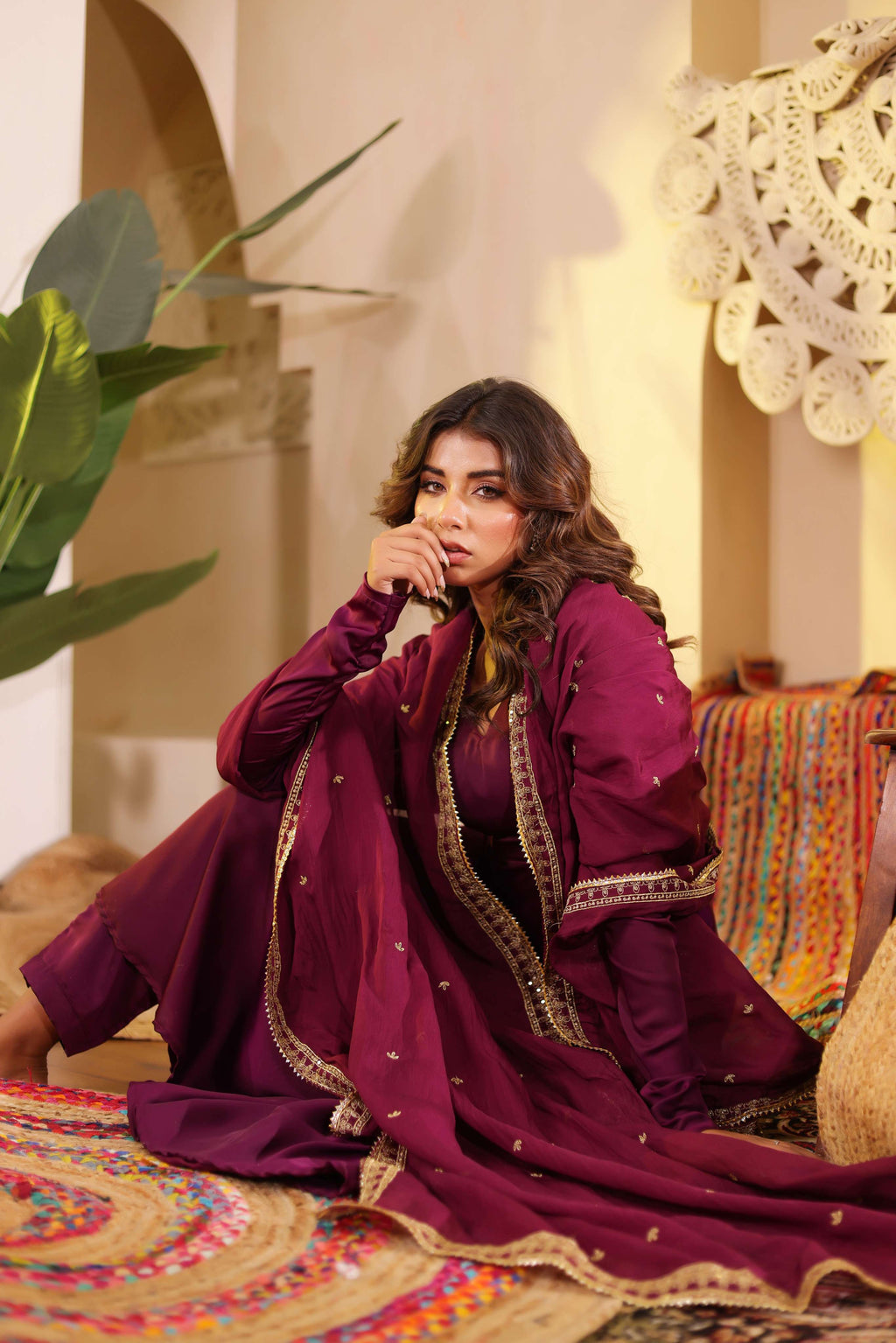 Rani Anarkali Set