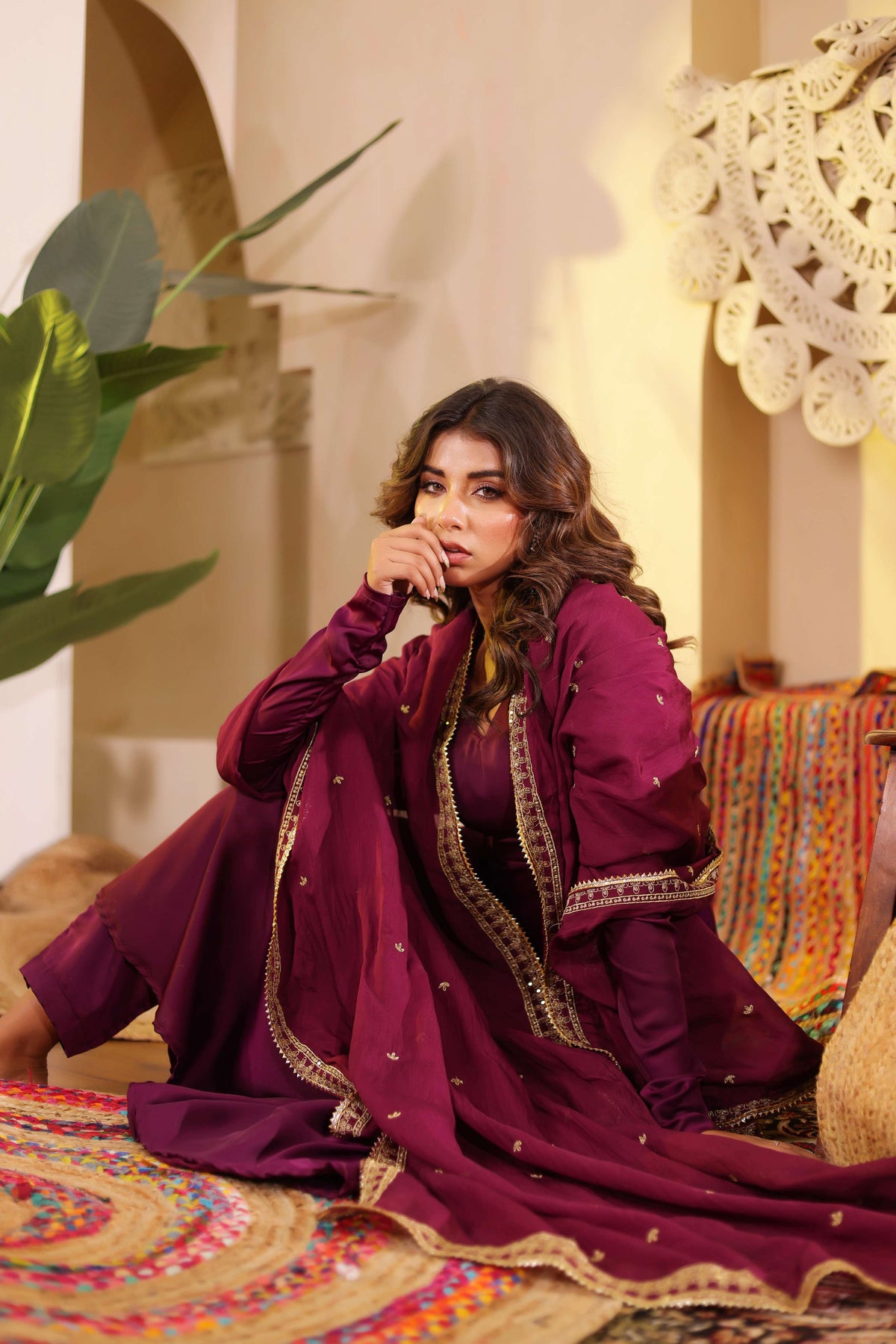 Rani Anarkali Set