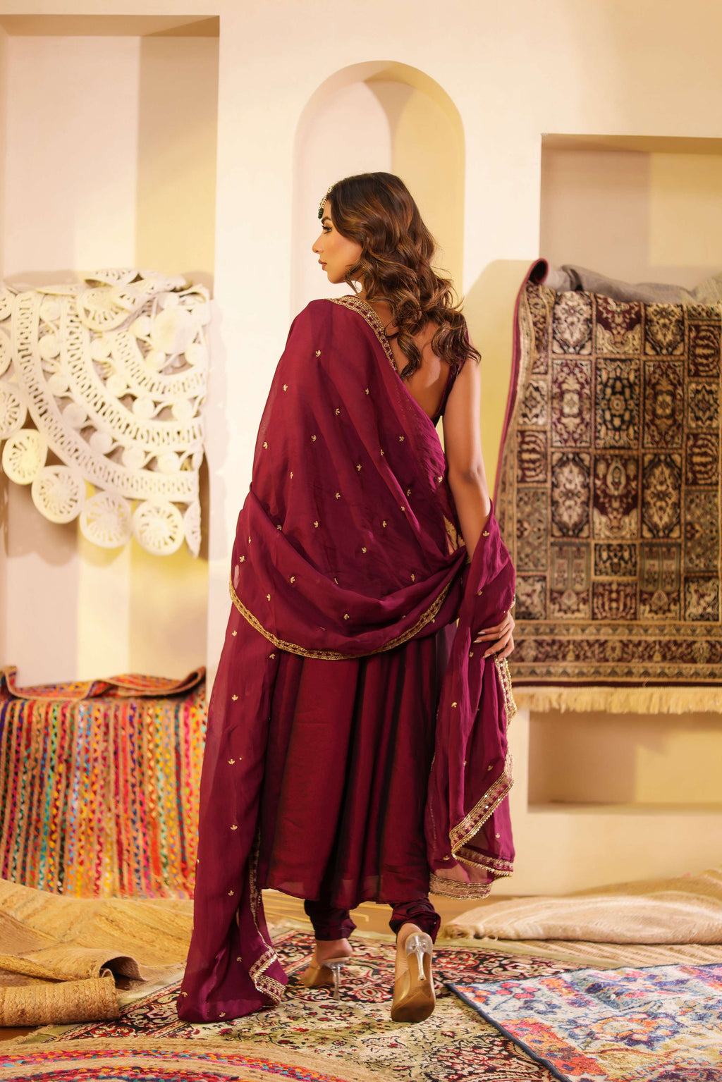 Rani Anarkali Set