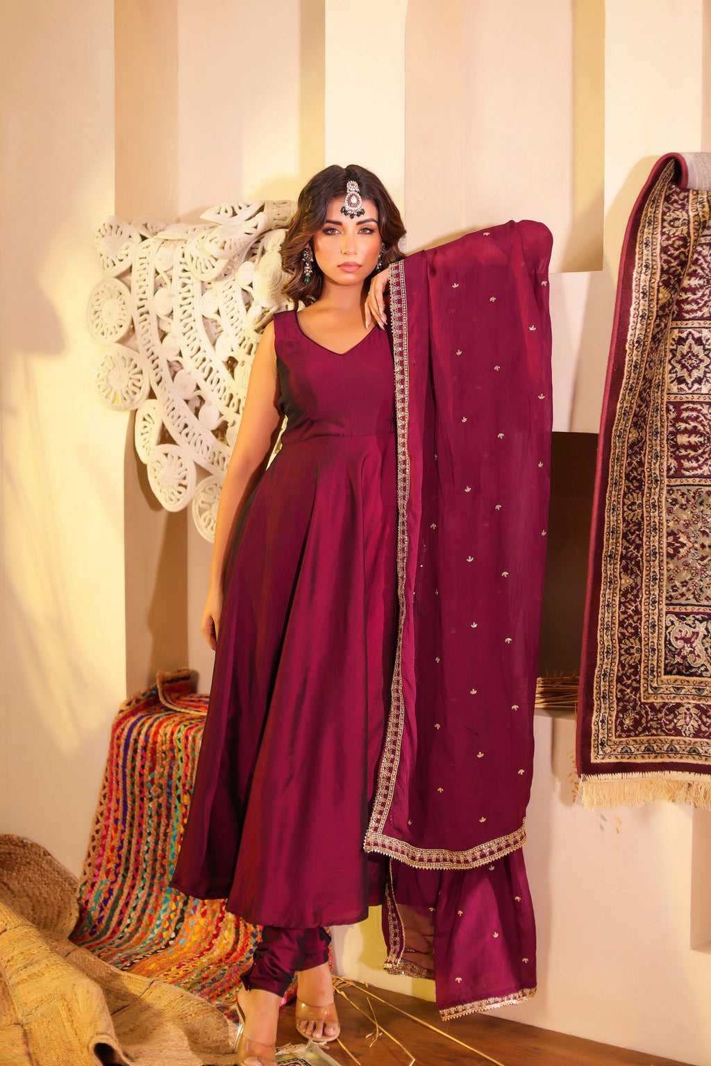 Rani Anarkali Set