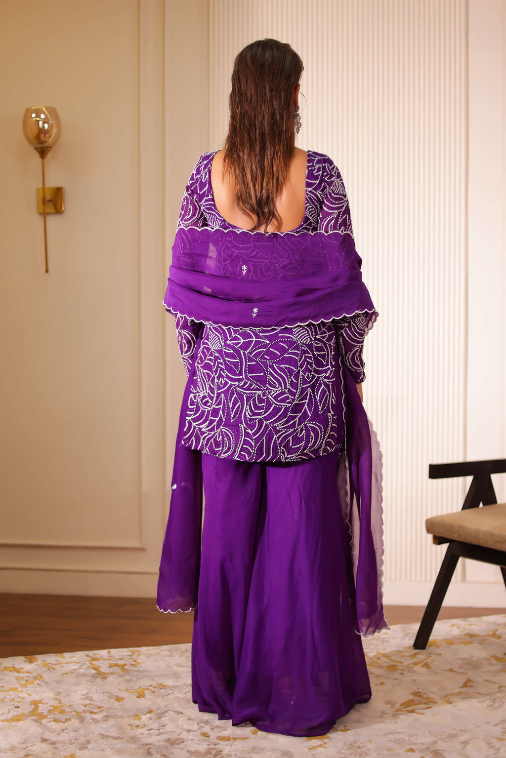 Shyamali Sharara Set