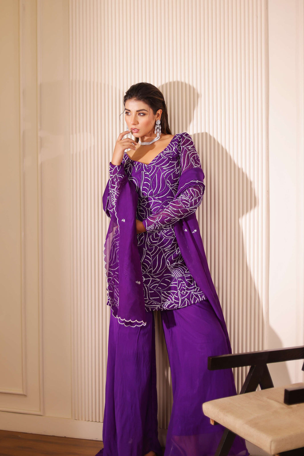 Shyamali Sharara Set