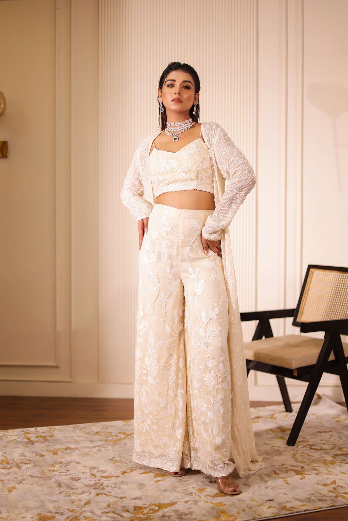 Hamsini Jacket Set