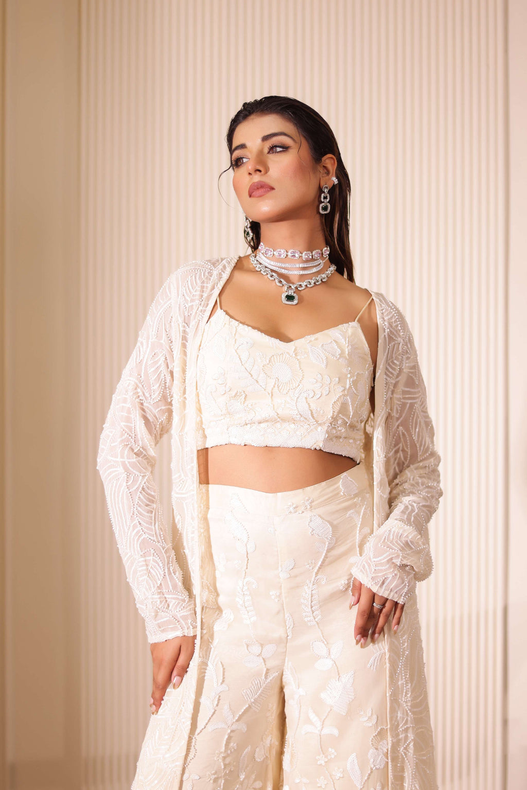 Hamsini Jacket Set