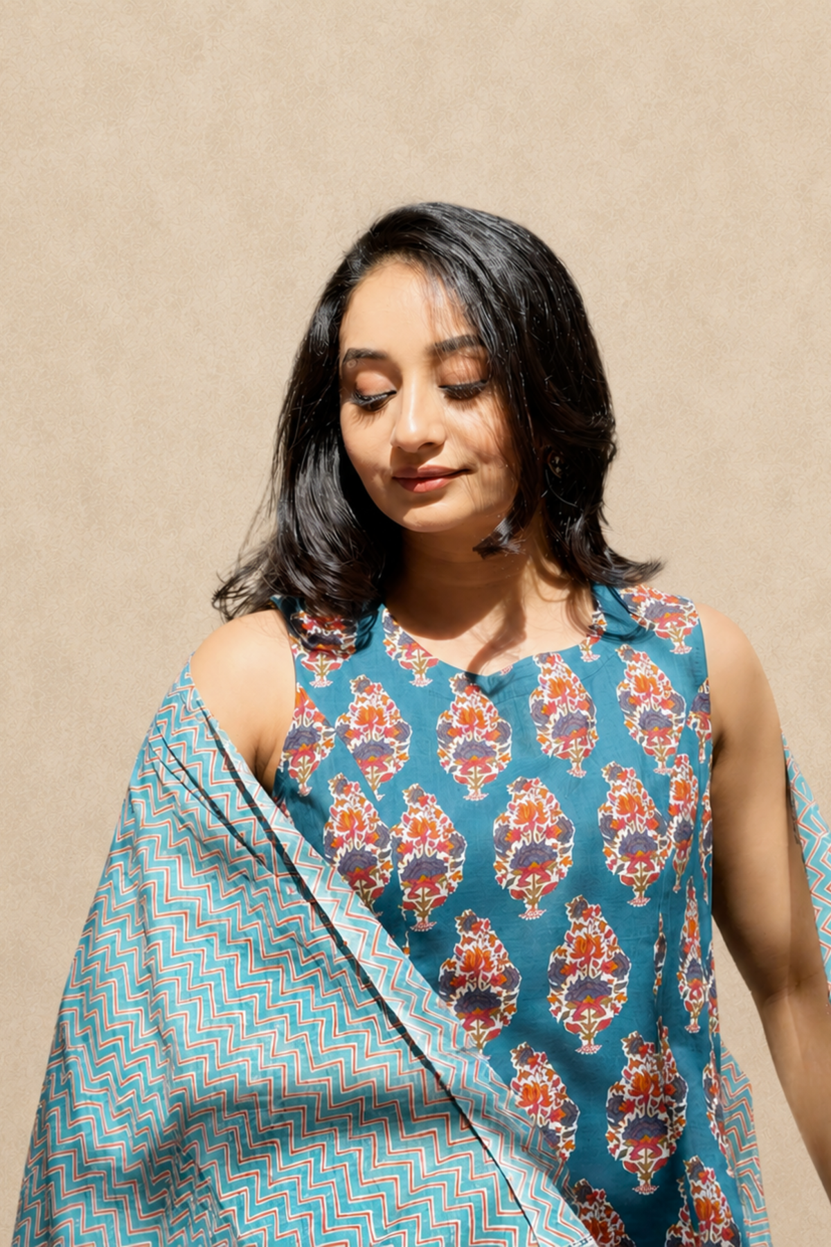 Meher Cotton Suit Set