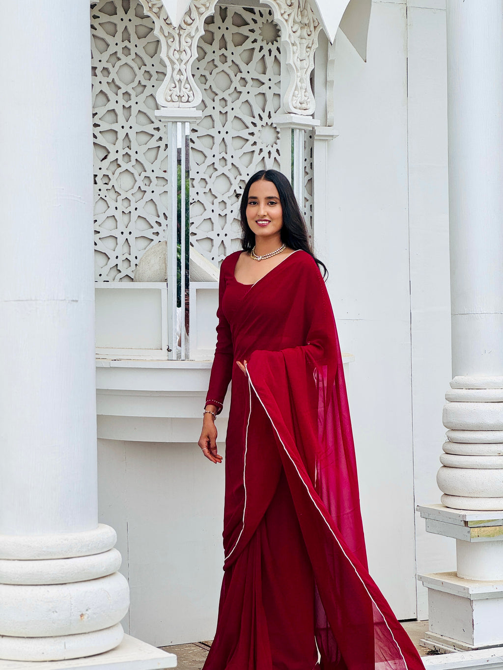 Lavanya Drap saree ( stitched sare)
