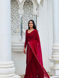 Lavanya Drap saree ( stitched sare)