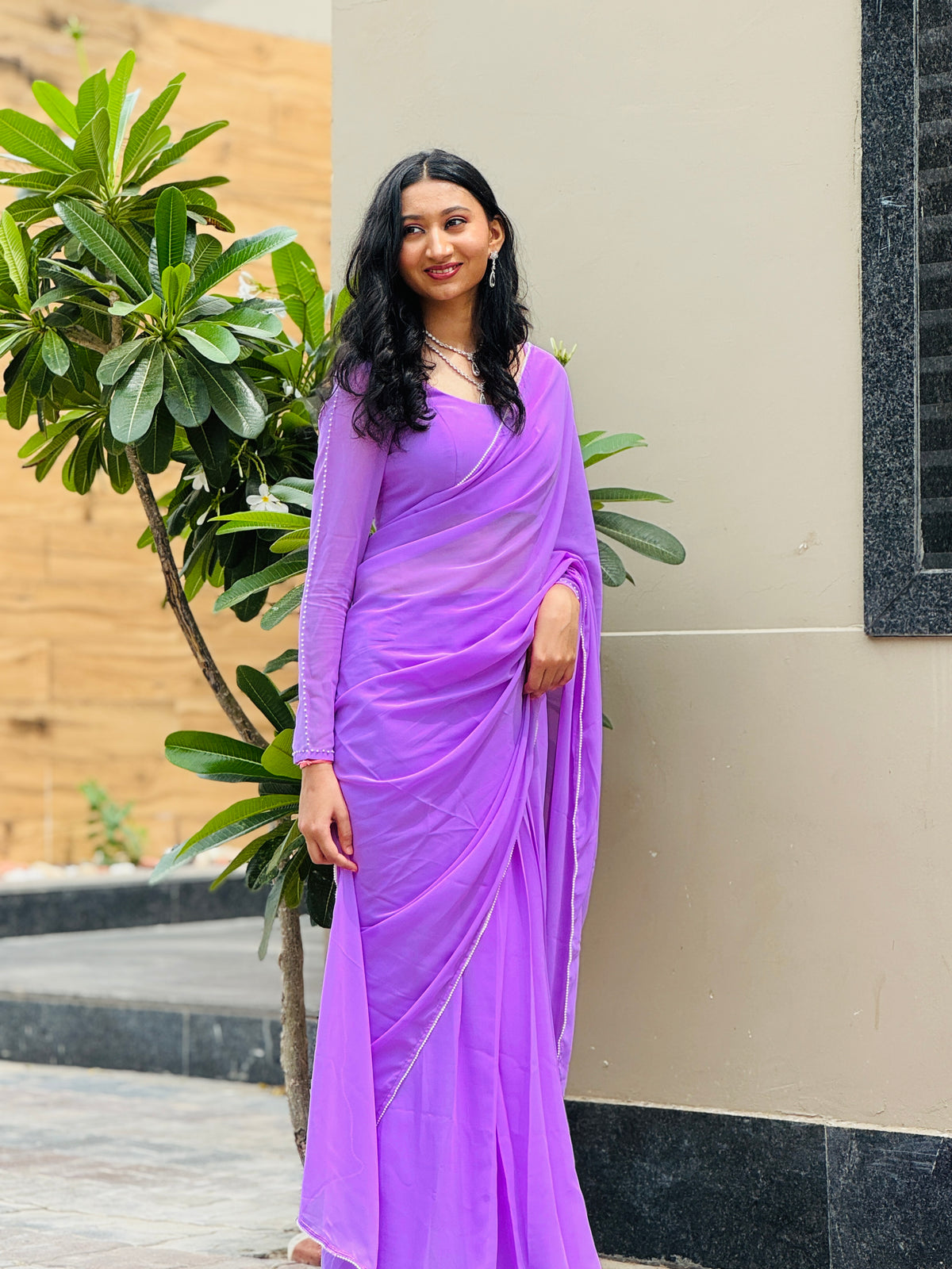 Lavanya Drap saree ( stitched sare)