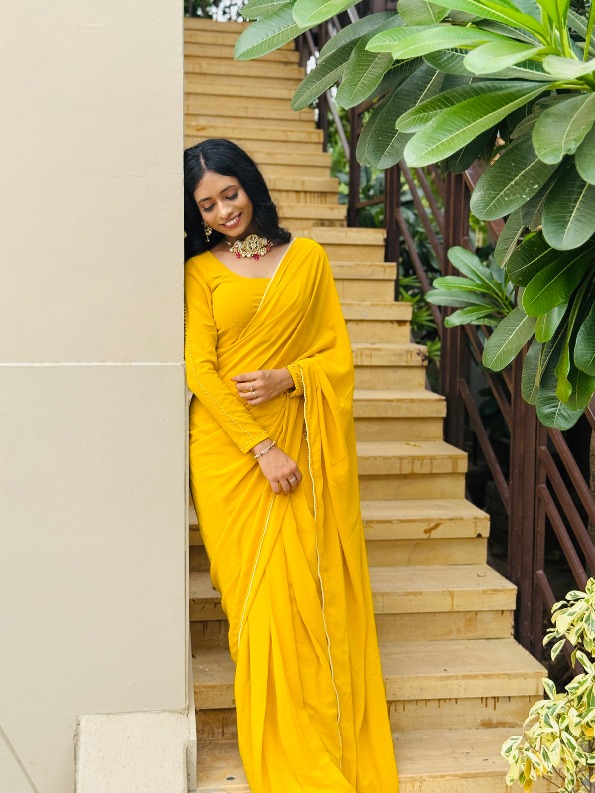 Lavanya Drap saree ( stitched sare)