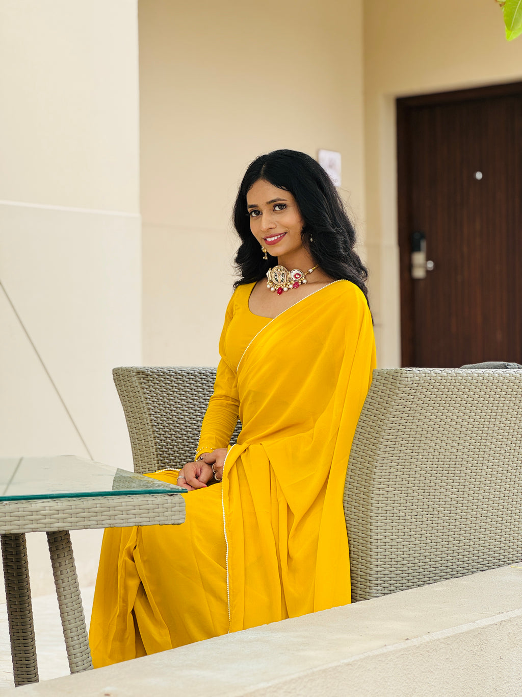Lavanya Drap saree ( stitched sare)