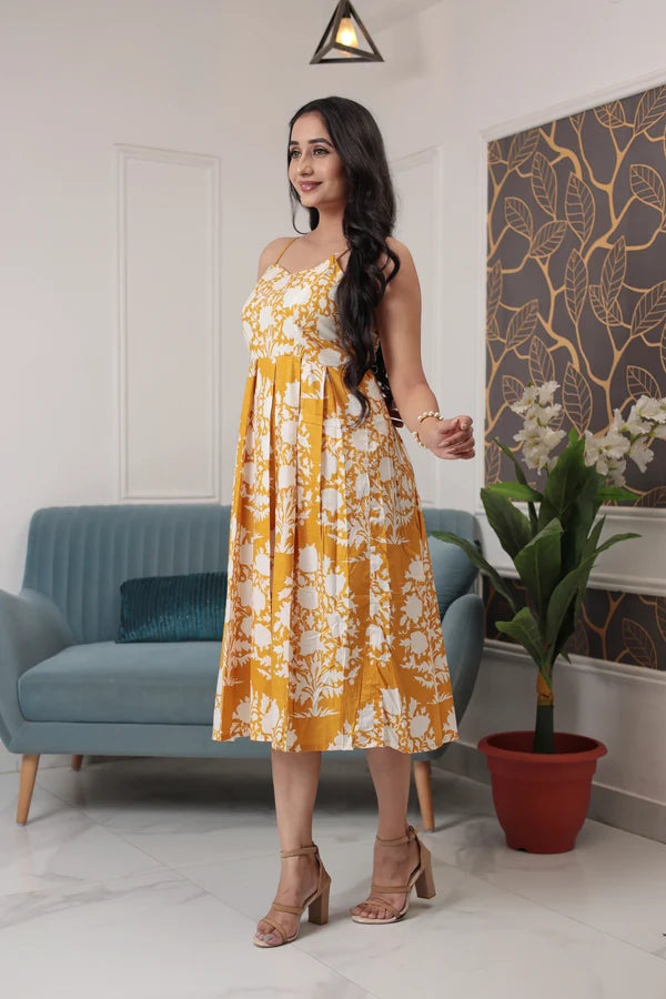 Sonphool Cotton Dress