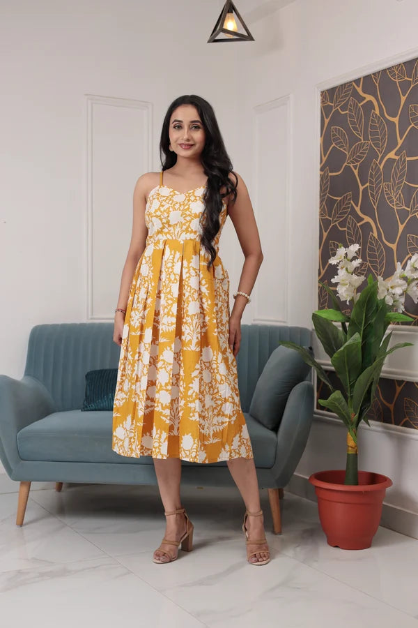 Sonphool Cotton Dress