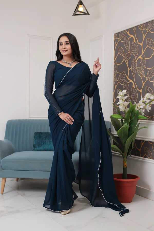 Lavanya Drap saree ( stitched sare)