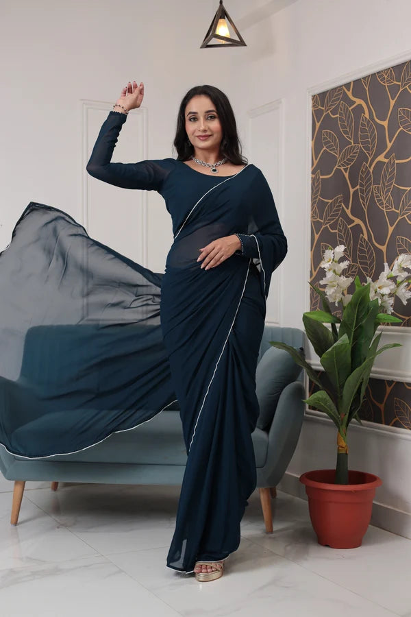 Lavanya Drap saree ( stitched sare)